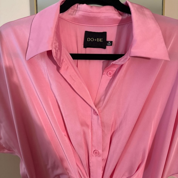 Do + Be Pink Tie Dress - Picture 5 of 6